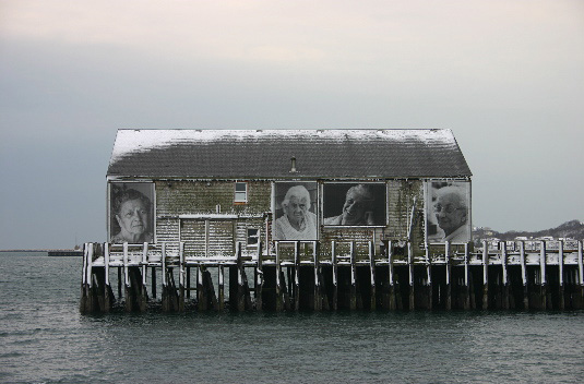 Fisherman's Wharf art installation by Norma Holt and Ewa Nogiec